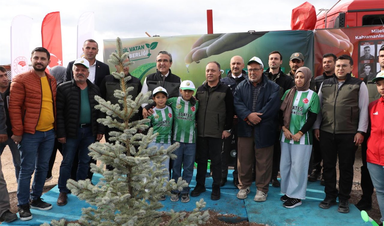 Orman şehidi Eyüp Dereli’nin adı 15 bin fidanla yaşayacak