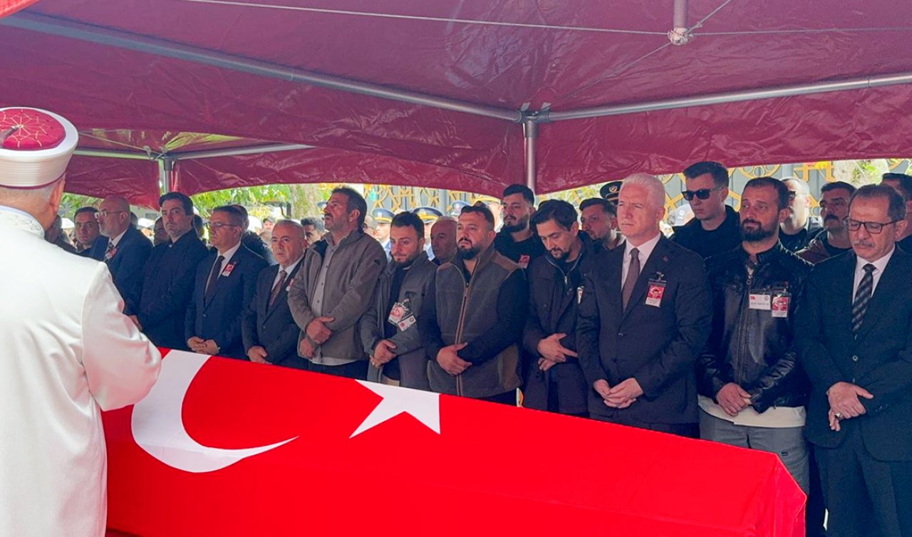  Şehit polis memuru Faruk Şahin son yolculuğuna uğurlandı