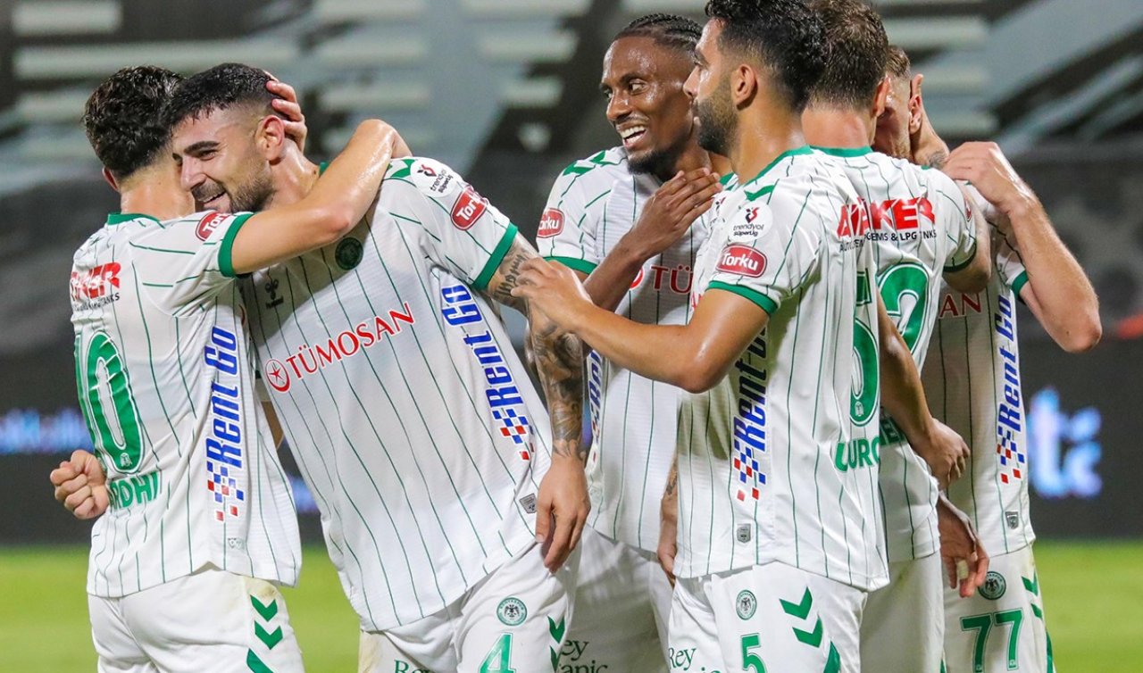  Konyasporlu oyuncular savunmalarını tamamladı