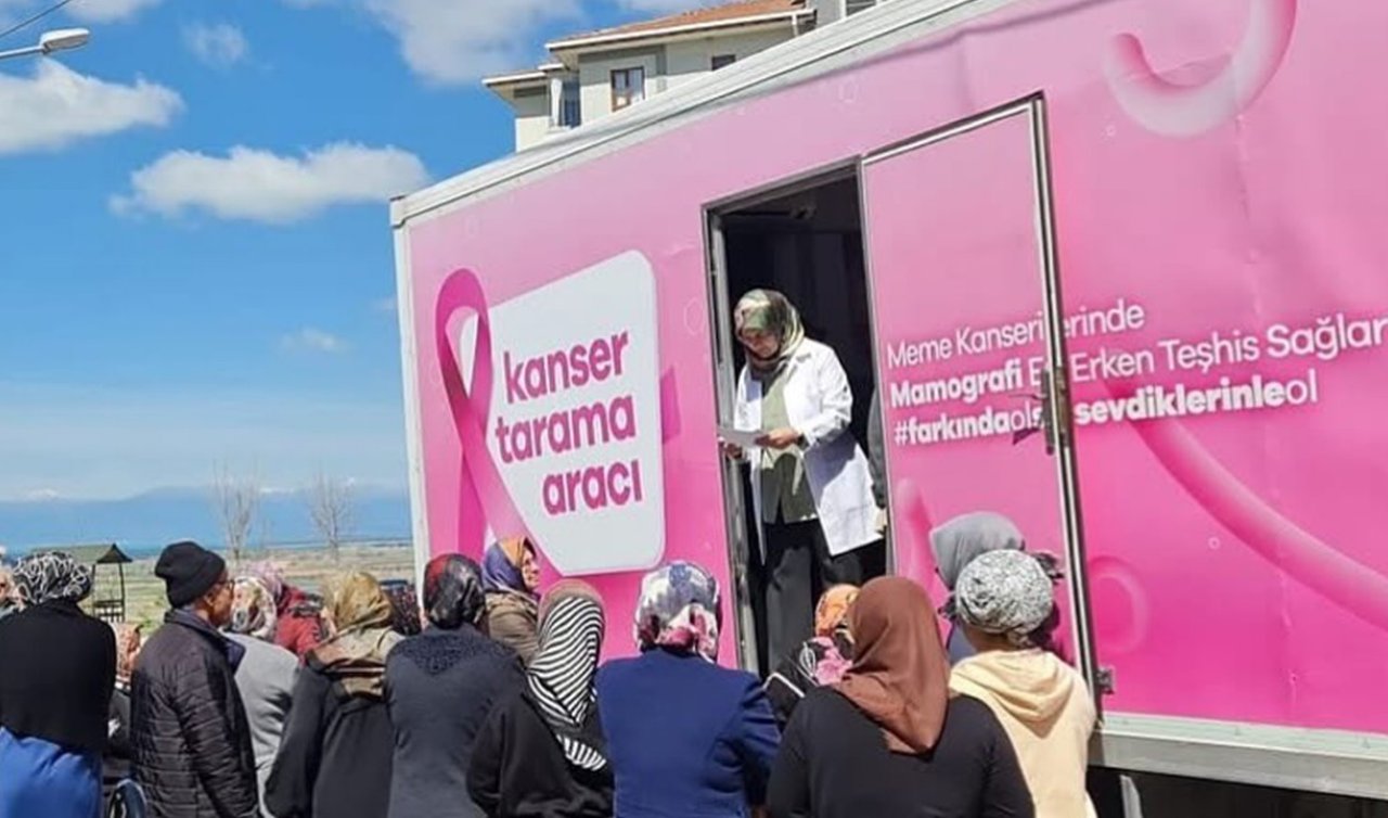 Konya’nın bu ilçesinde mobil kanser tarama aracı hizmet verecek