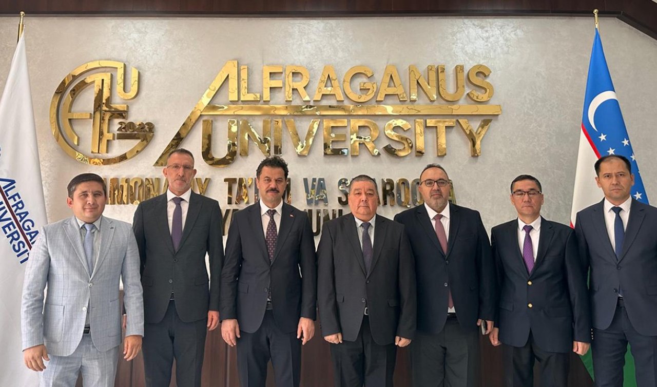 Rektör Yılmaz Özbekistan’da akademik iş birlikleri için temaslarda bulundu