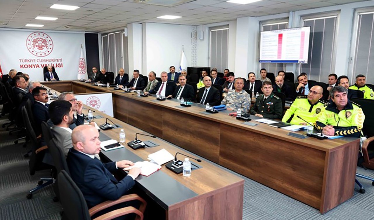 Konya Valiliği’nde kış tedbirleri koordinasyon toplantısı