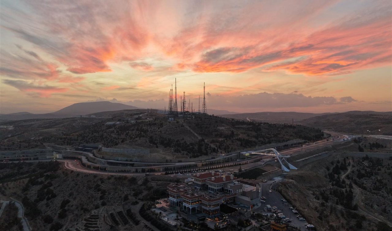 Konya’da kartpostallık gün batımı manzaraları