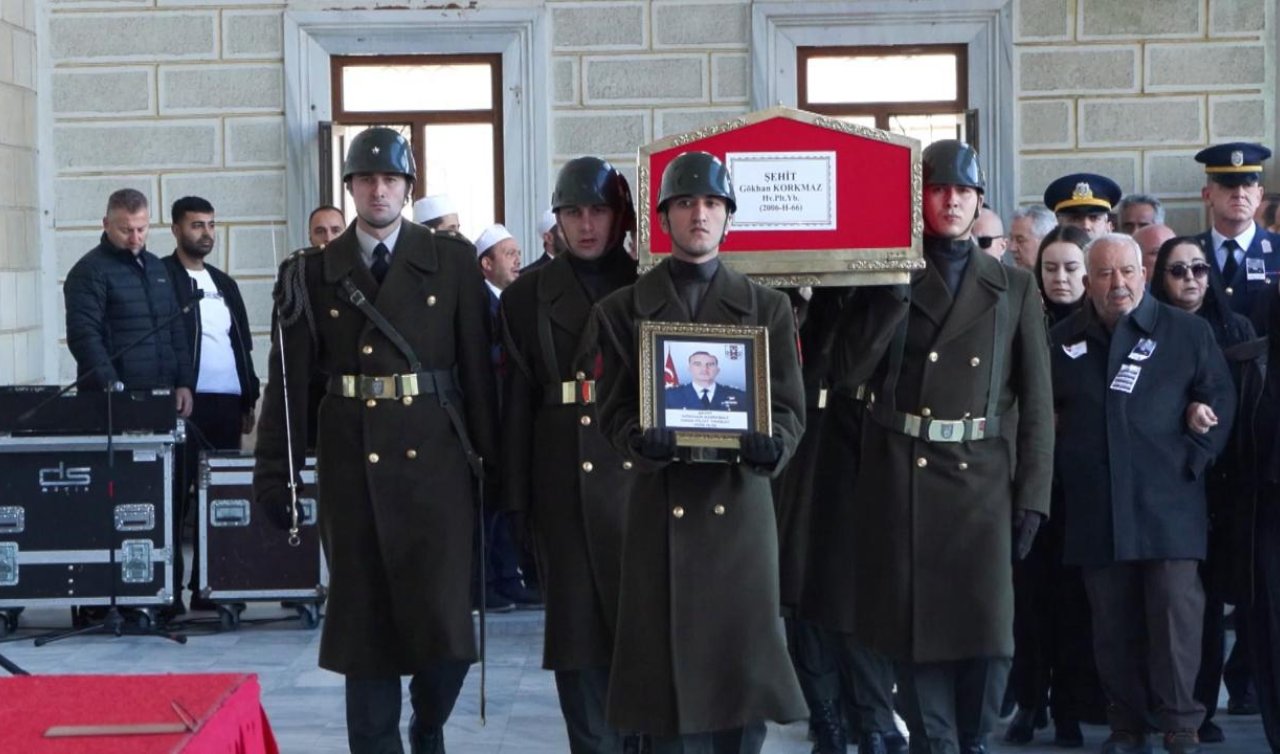 Şehit Hava Pilot Yarbay Gökhan Korkmaz son yolculuğuna uğurlandı