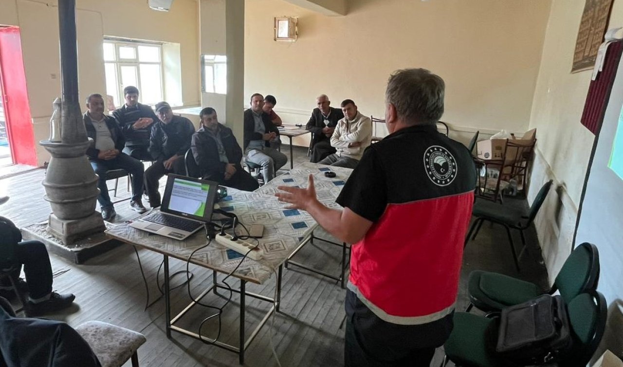 Konay’da çiftçi buluşmaları sürüyor