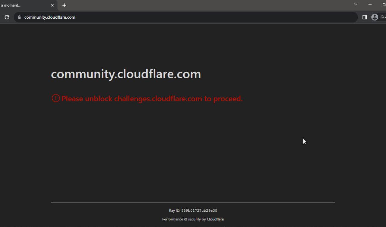 challenges.cloudflare.com engellemesini kaldırın sorunu nasıl düzelir?
