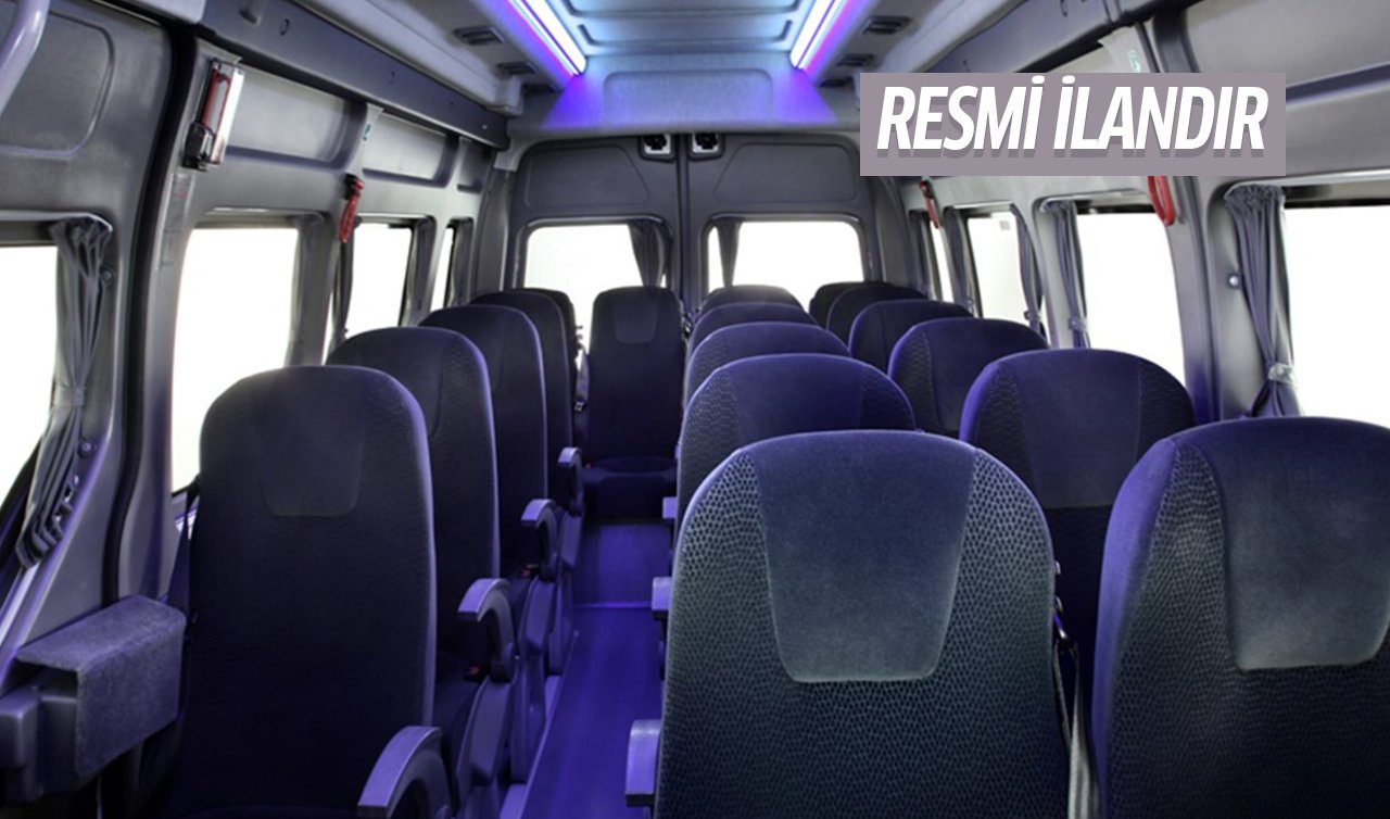 Konya’daki kurum servis hizmeti alacak