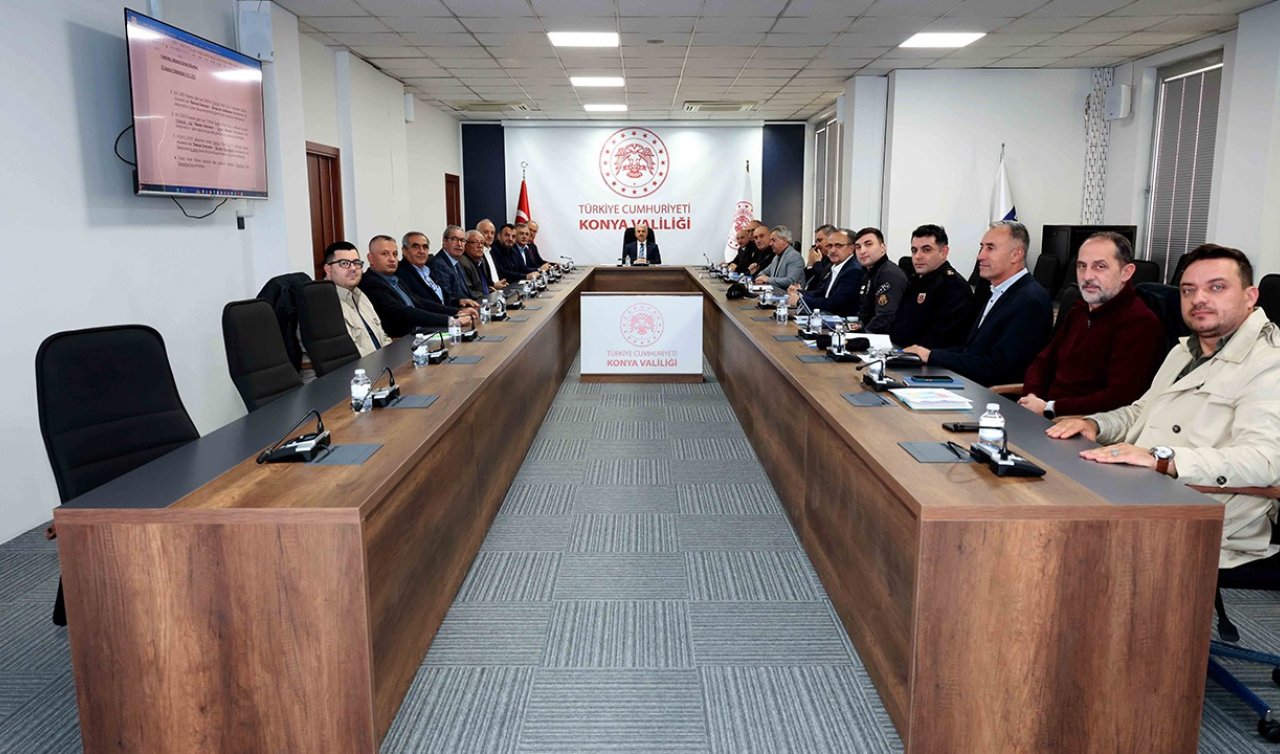 Konya’da İl Spor Güvenliği Toplantısı yapıldı