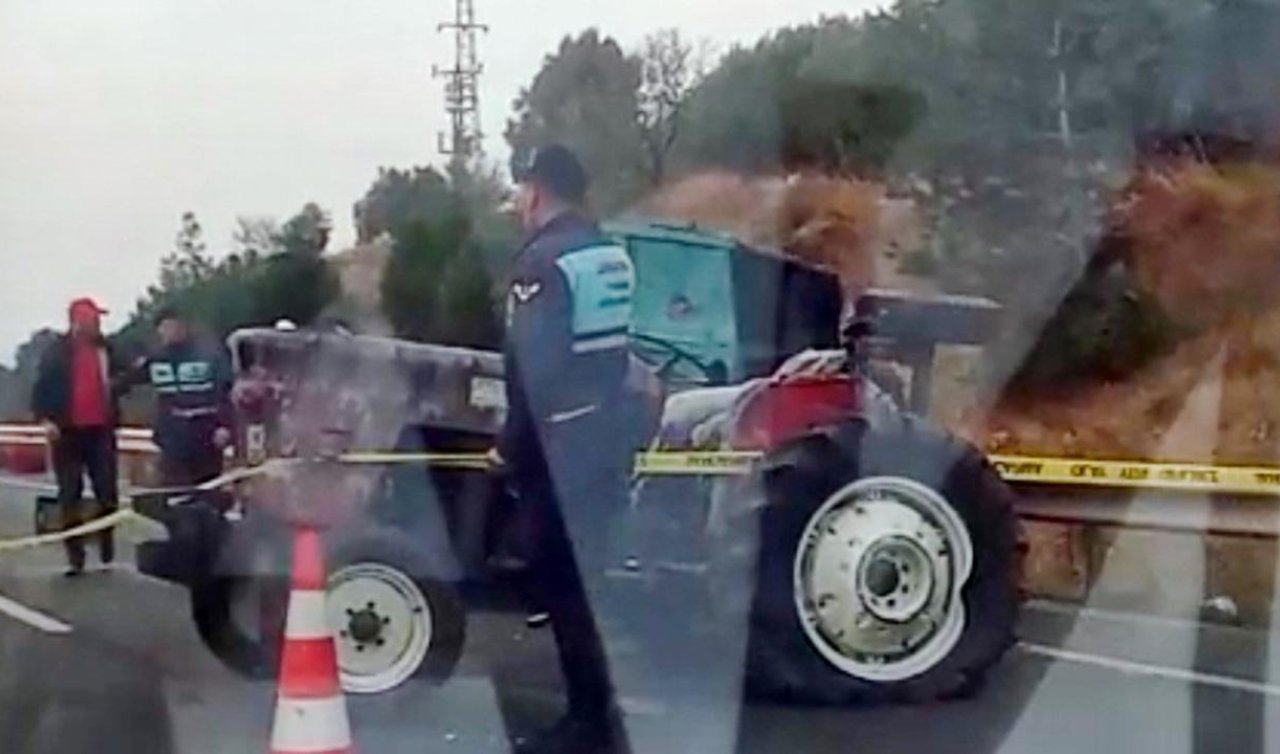  Zeytin işçilerini taşıyan traktöre kamyon çarptı: 2 ölü 5 yaralı