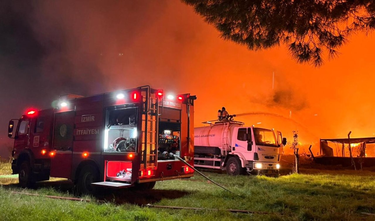 Çöp depolama alanında yangın çıktı!