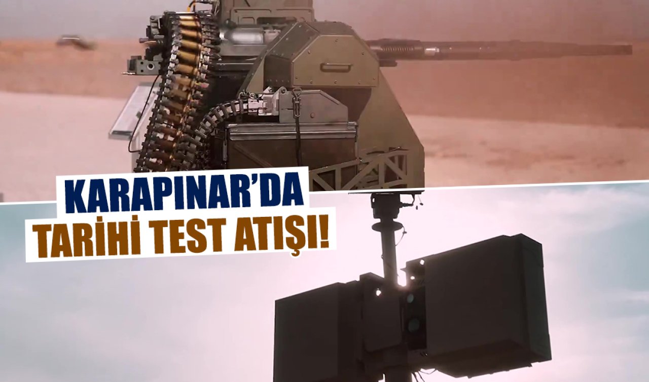 Karapınar’da tarihi test atışı! Tolga canlı test atışlarıyla tanıtıldı