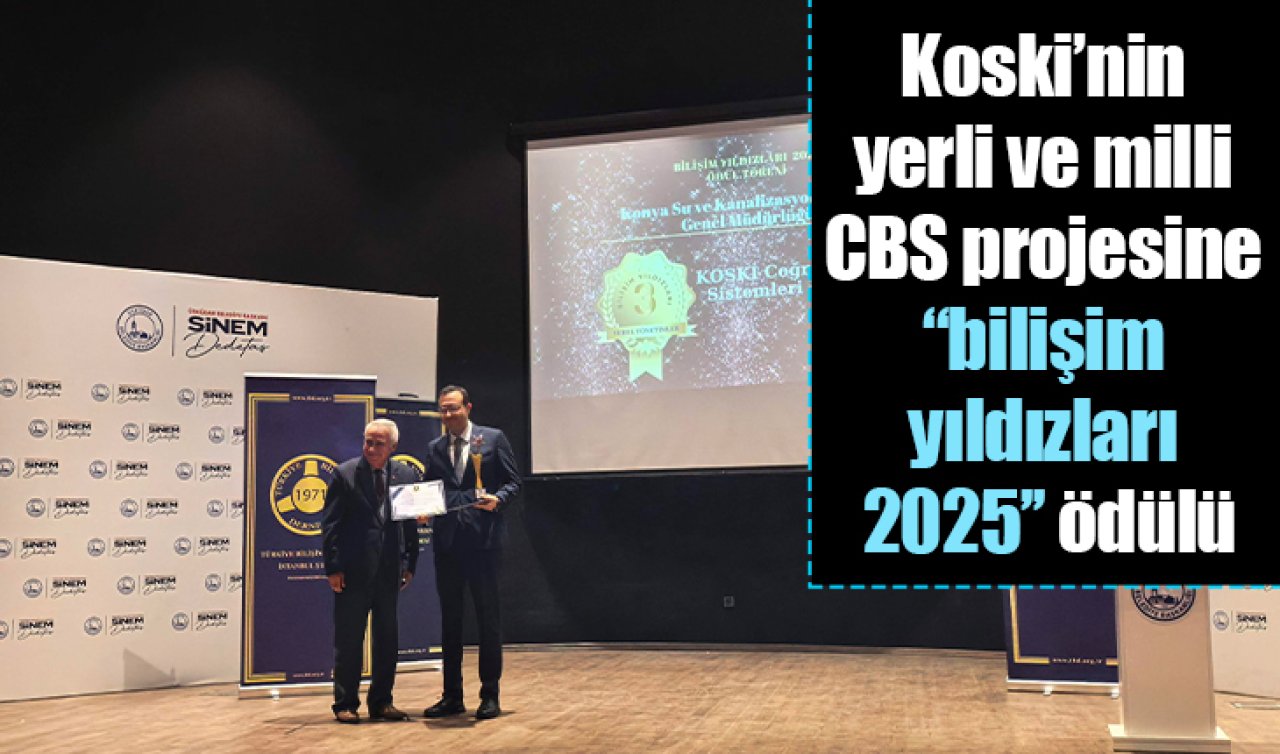 Koski’nin yerli ve milli CBS projesine “bilişim yıldızları 2025’’ ödülü