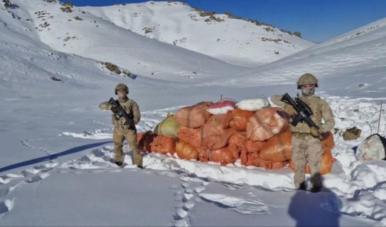 Hakkari’de 378 kilogram Ağrı’da 773 litre uyuşturucu madde ele geçirildi