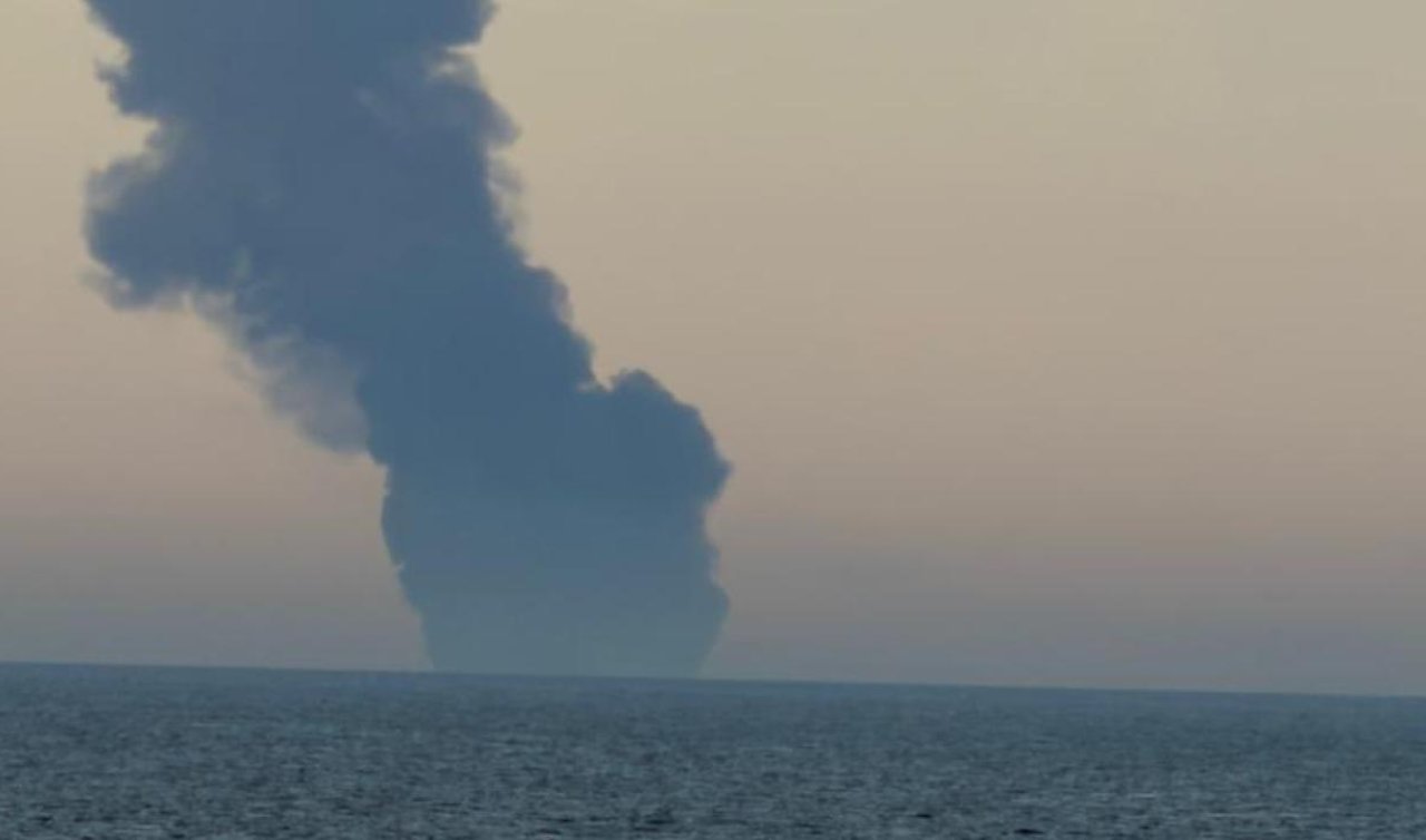 Karadeniz’de KAIROS tankerine yangın