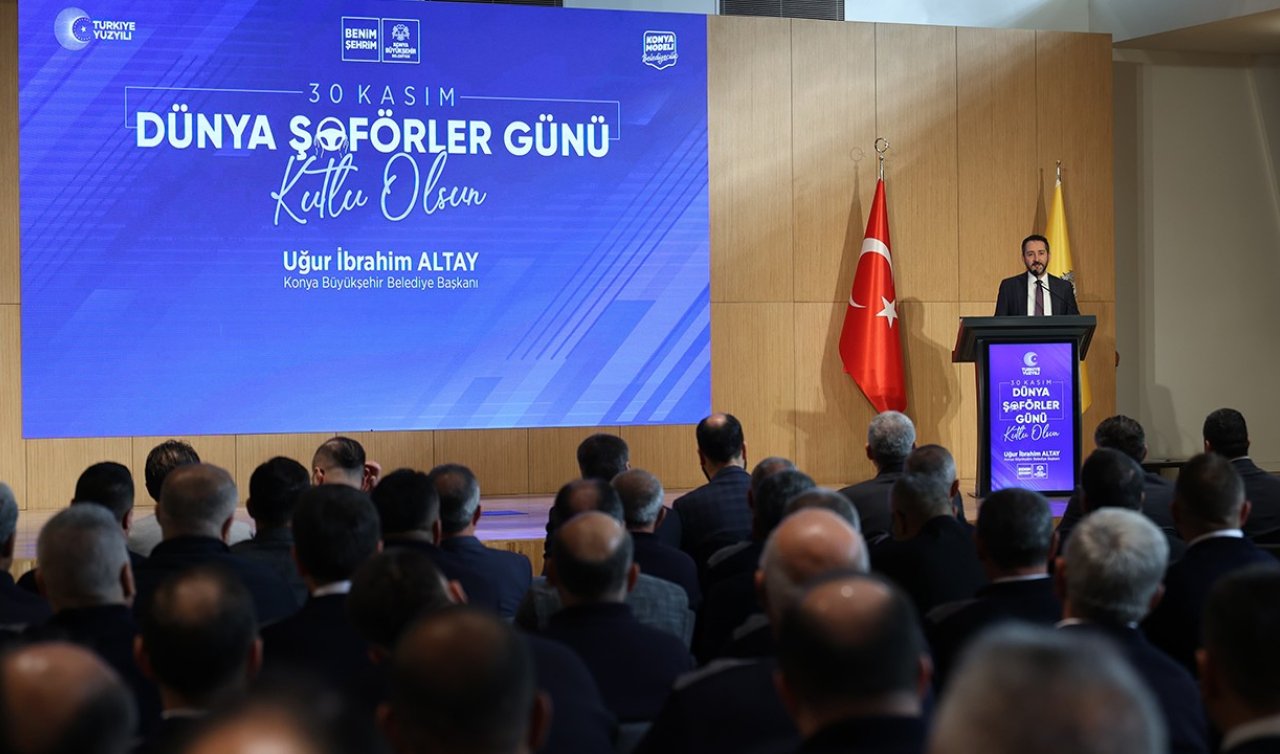Konya Büyükşehir “30 Kasım Dünya Şoförler Günü’’ kutlama programı düzenledi