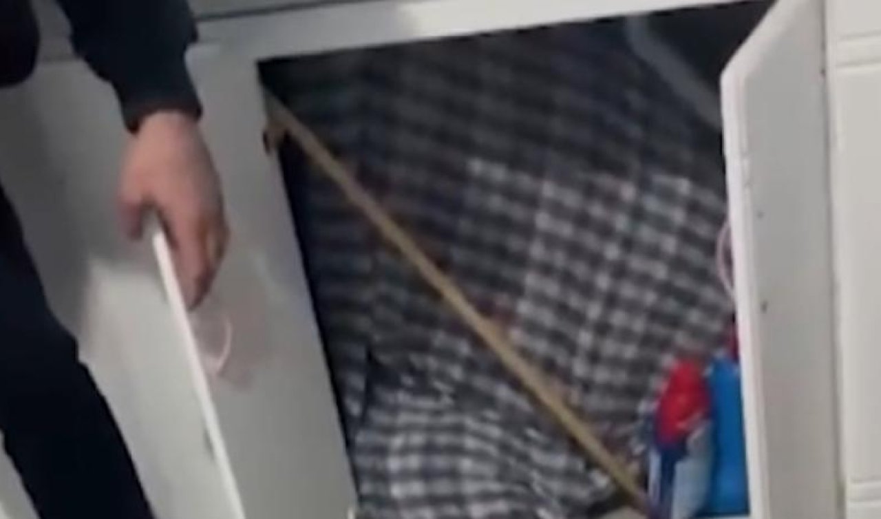 Firari hükümlü mutfak dolabından çıktı