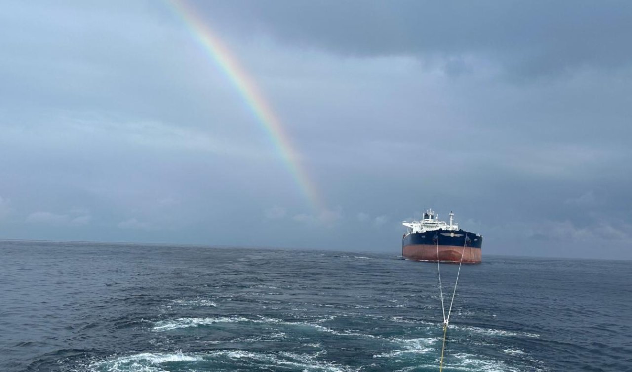  Saldırıya uğrayan “VIRAT“ isimli gemi İstanbul açıklarına ulaştı