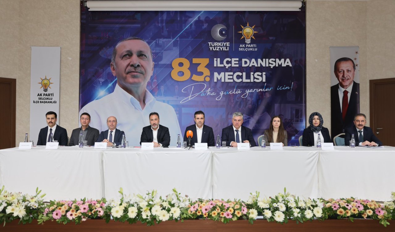 AK Parti Selçuklu’da 83. Genişletilmiş İlçe Danışma Meclisi Toplantısı gerçekleştirildi