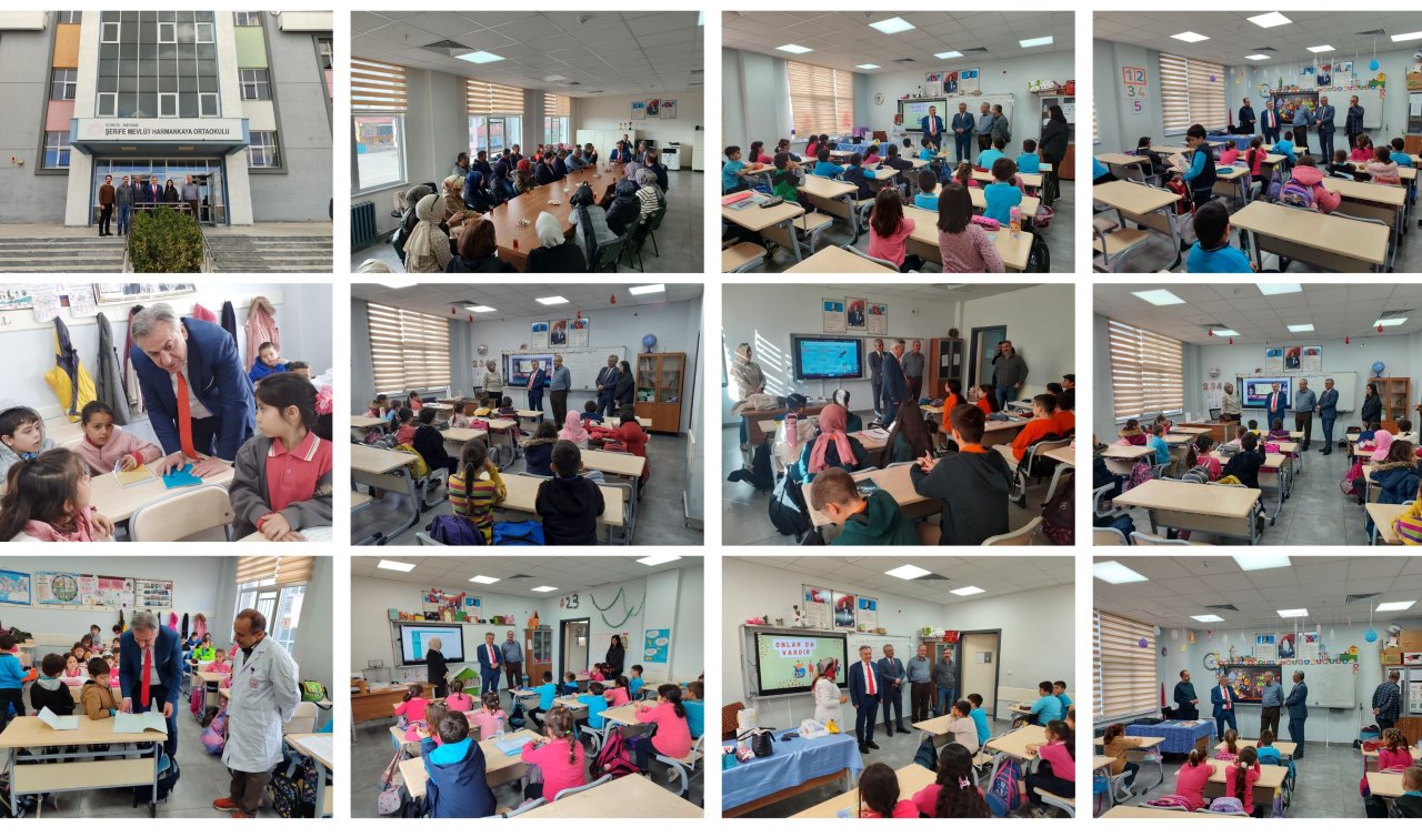 Konya İl Milli Eğitim Müdürü Meram ilçesinde okul ziyaretinde bulundu