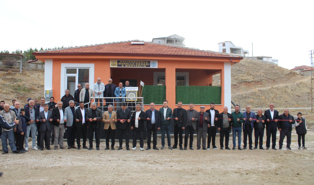 Konya’nın bu mahallesine Köy Konağı açıldı