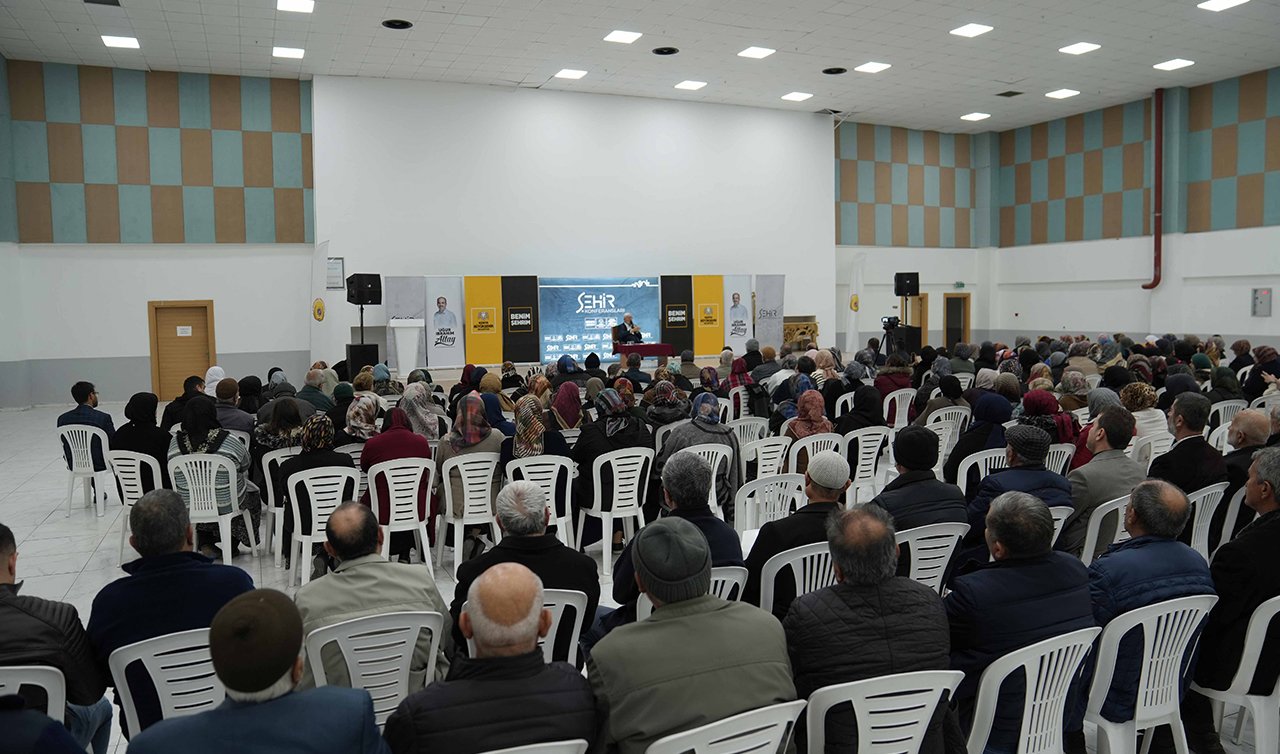 Konya Büyükşehir’in şehir konferansları Aralık ayında da devam edecek