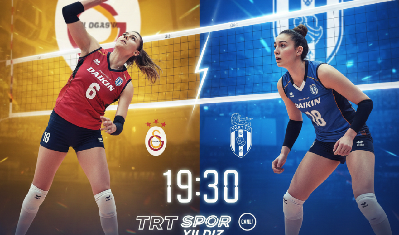 Galatasaray Daikin – Porto Voleybol Maçı Hangi Kanalda, Saat Kaçta?