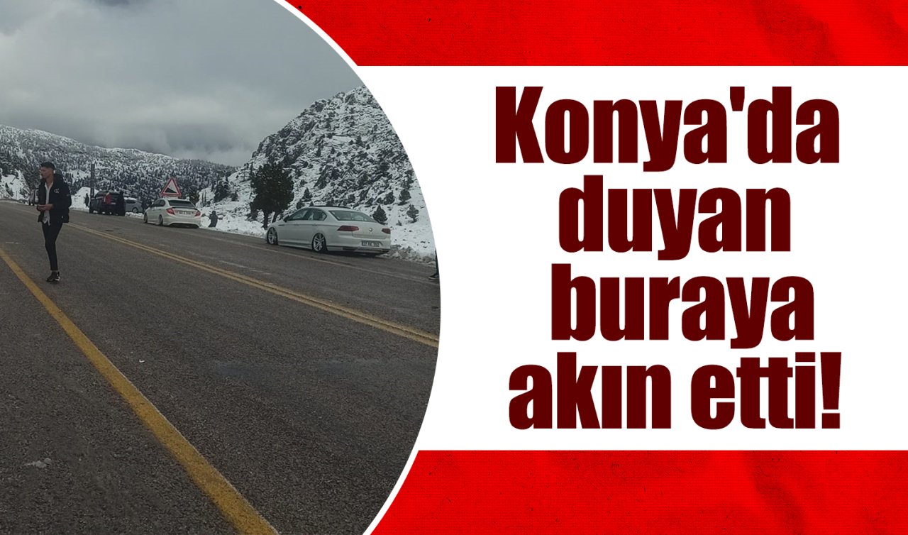 Konya’da duyan buraya akın etti! Kısa sürede yoğunluk oluştu 