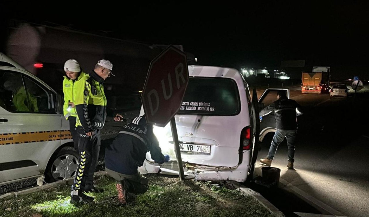 Minibüste 20 kaçak göçmen yakalandı