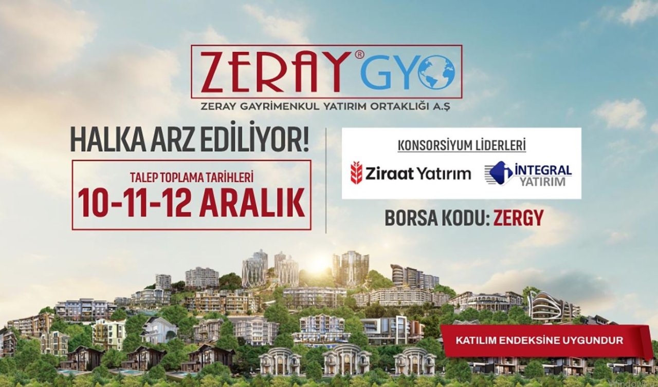 Zeray Gayrimenkul talep topluyor! Zeray GYO hangi bankalarda var? Halka arz kaç lot verir sahibi kim?