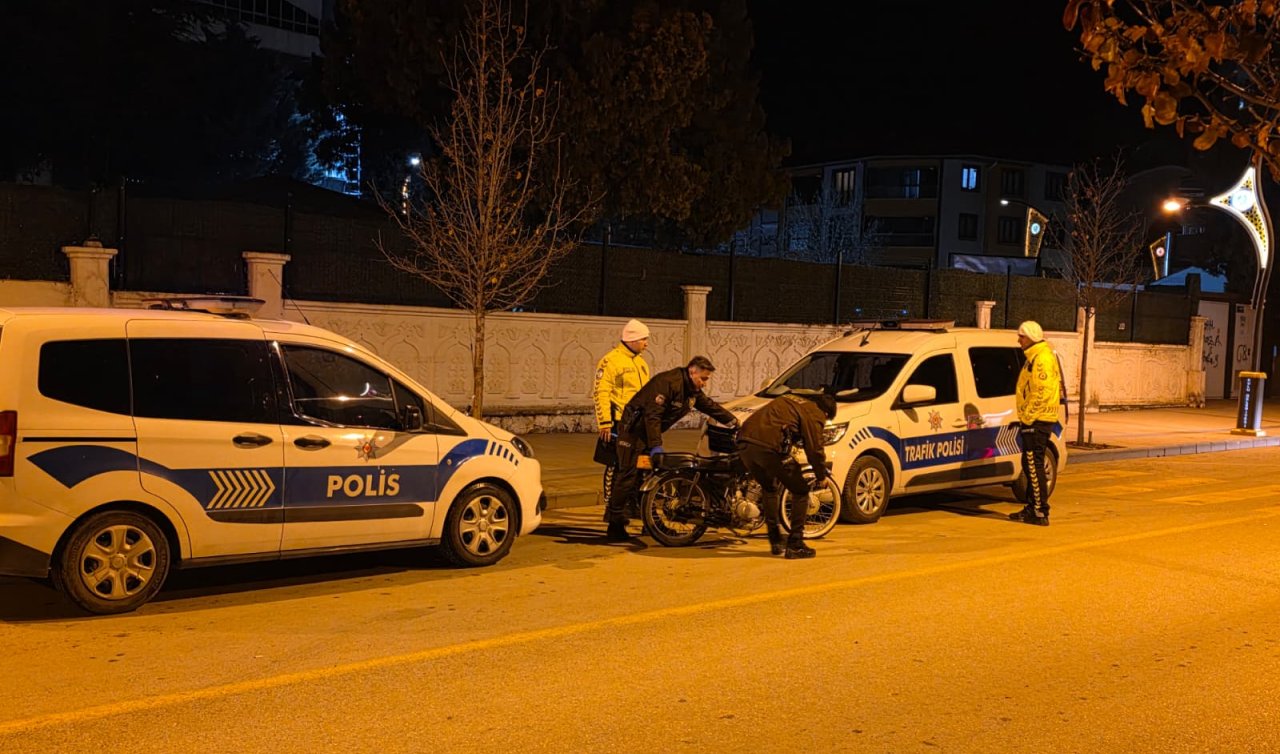 Kulu’da emniyetten motosiklet denetimleri