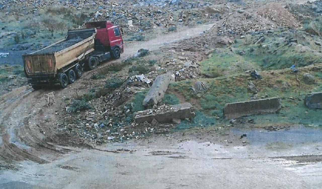  Hafriyat döken firmaya 7,5 milyon lira ceza