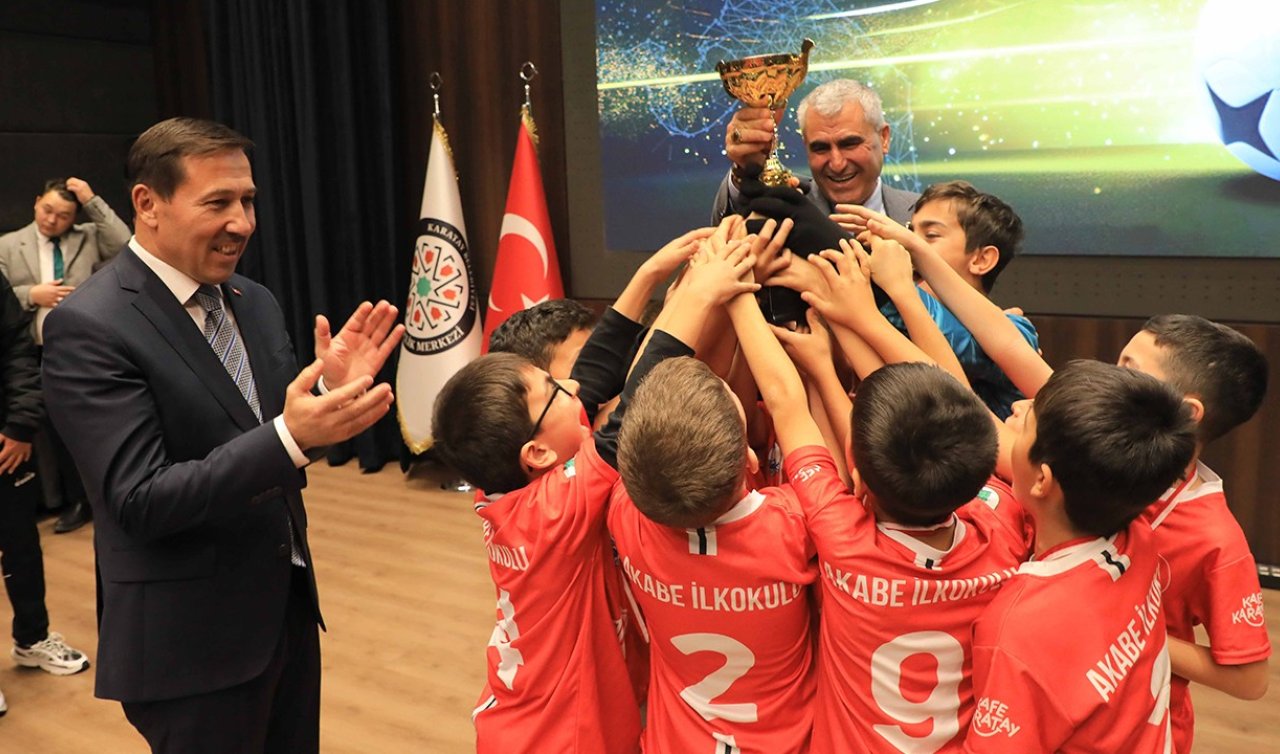 Karatay’da ilkokullar arası dostluk ve kardeşlik turnuvası sona erdi