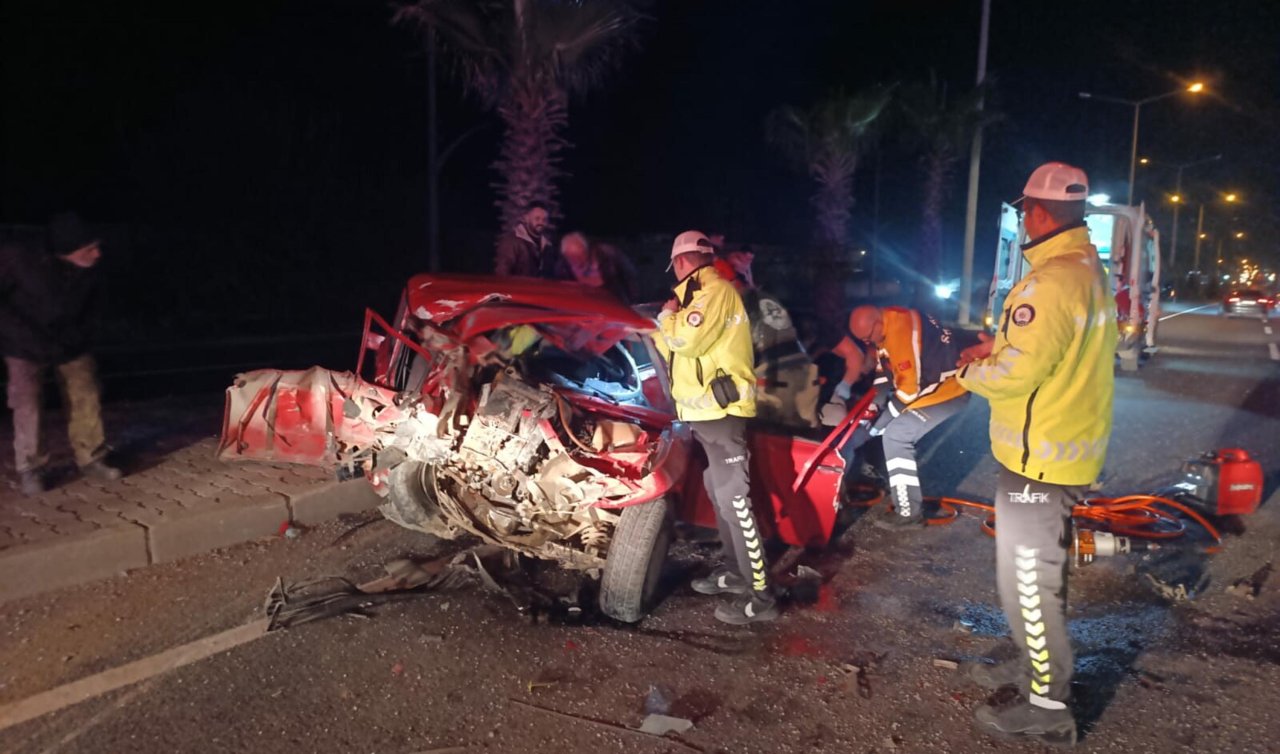  TIR’a çarpan otomobilin sürücüsü öldü