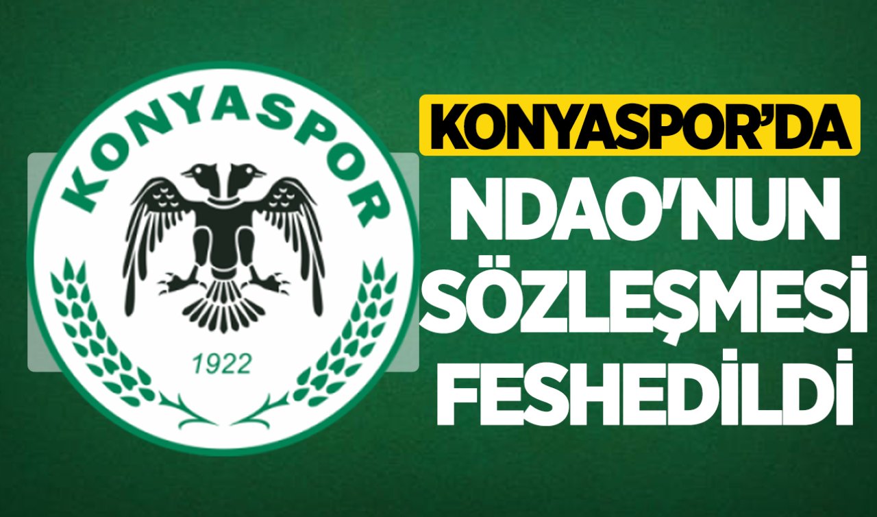 Konyaspor’da Ndao’nun sözleşmesi feshedildi