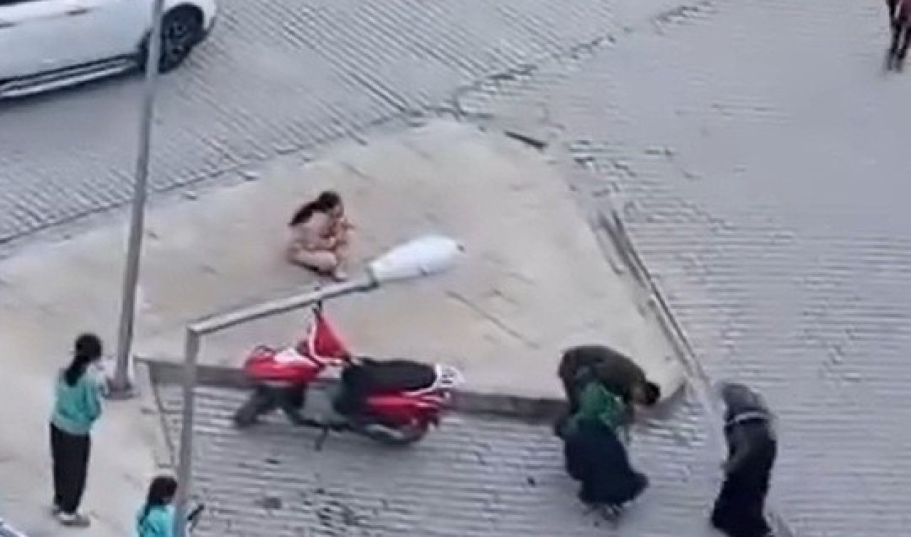 Hademe 6 yaşındaki öğrenciyi bıçakladı! O anlar kamerada