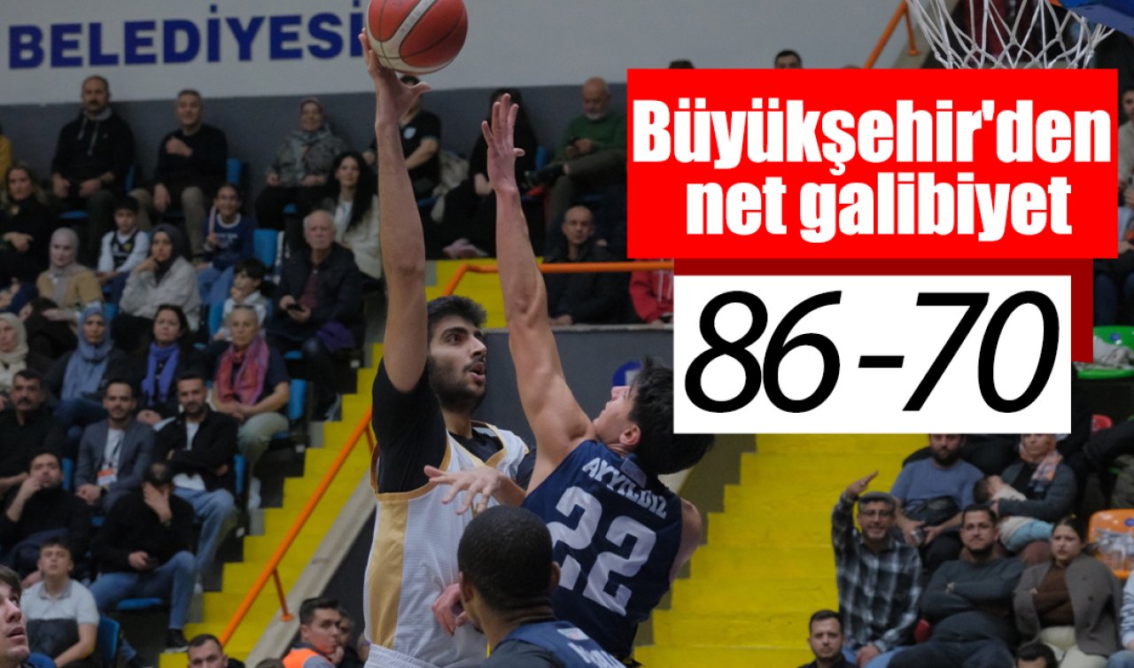 Büyükşehir’den net galibiyet: 86-70