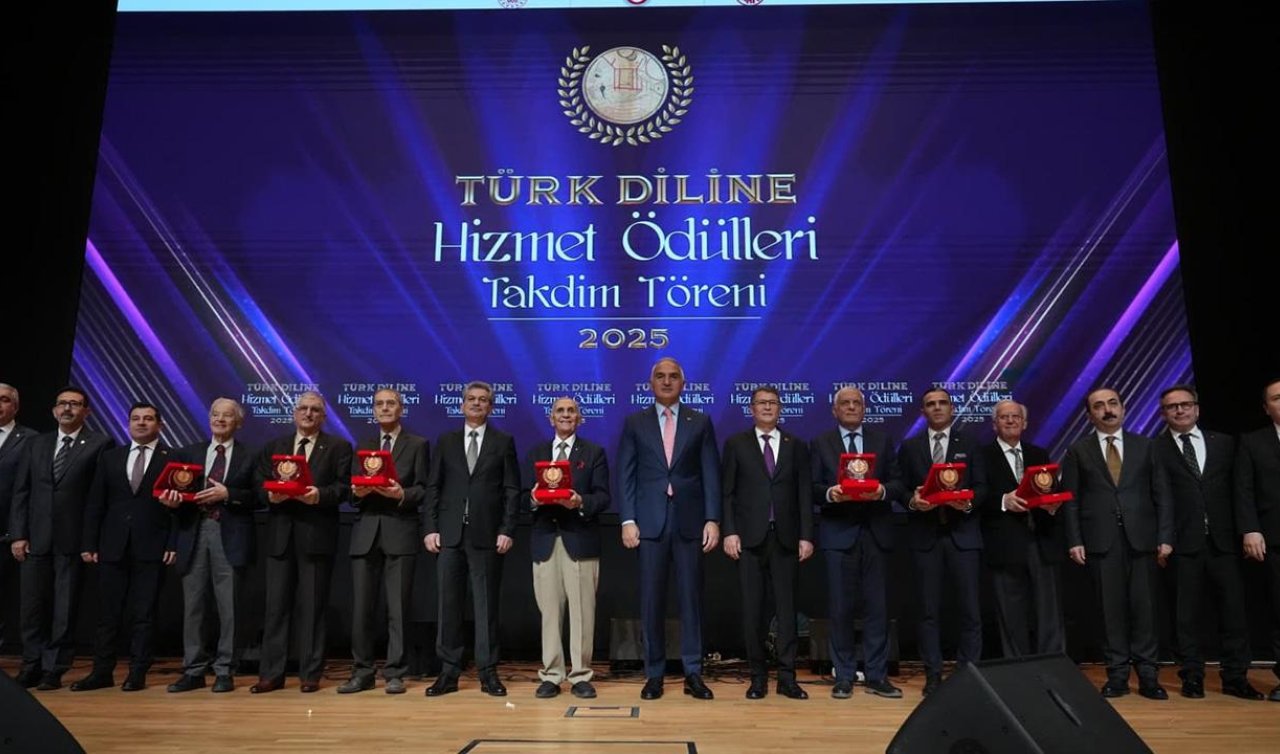 “2025 Türk Diline Hizmet Ödülleri’’ sahiplerini buldu