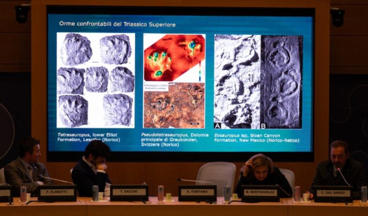 200 milyon yıl öncesinden kaldığı düşünülen binlerce dinozor ayak izi keşfedildi