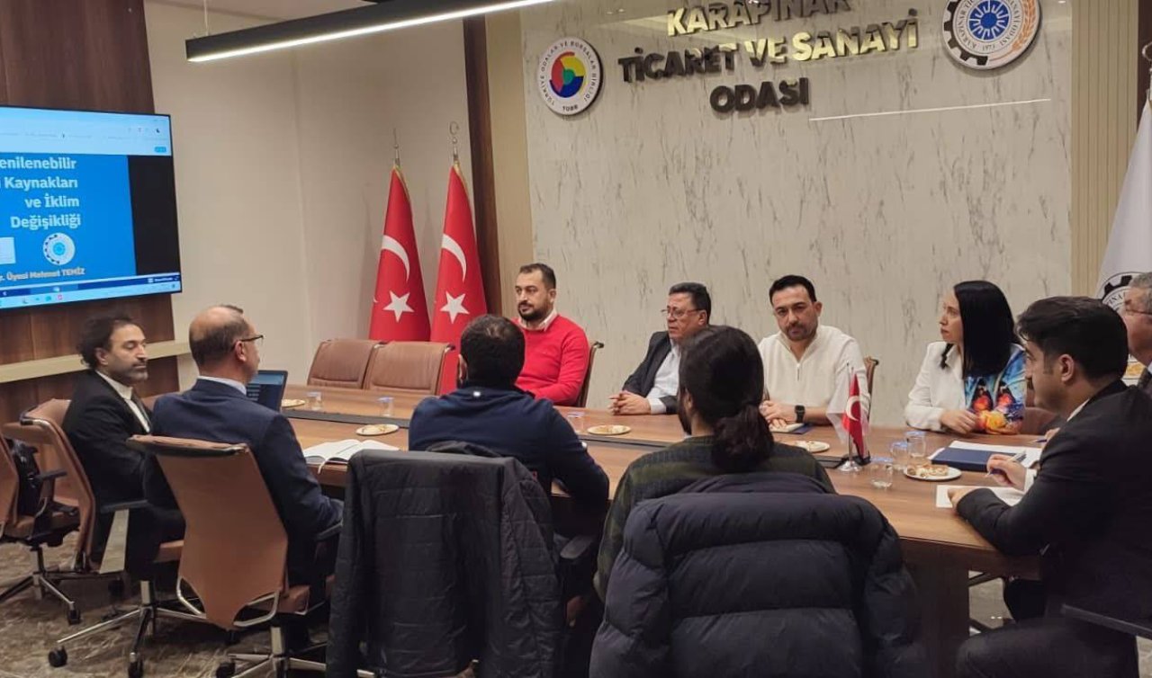 Karapınar Sanayi ve Ticaret Odası’nda “İklim Değişikliği’’ semineri düzenlendi