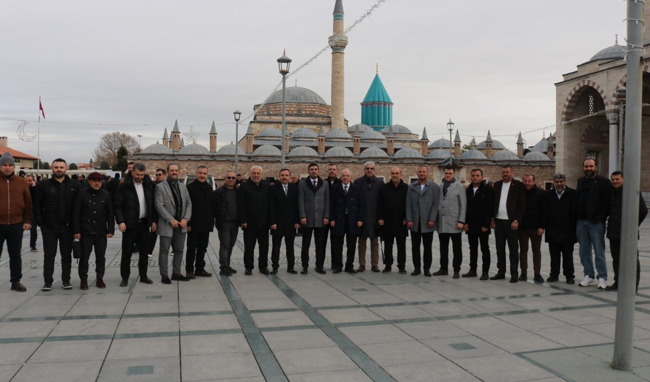 ASRİAD Genel Merkez Başkanı Cemil Yıldız Şeb-i Arus programı için Konya’da