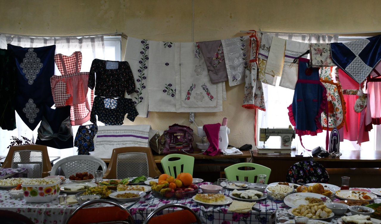 Akşehir’de eski ilkokul binası dikiş nakış kursu oldu