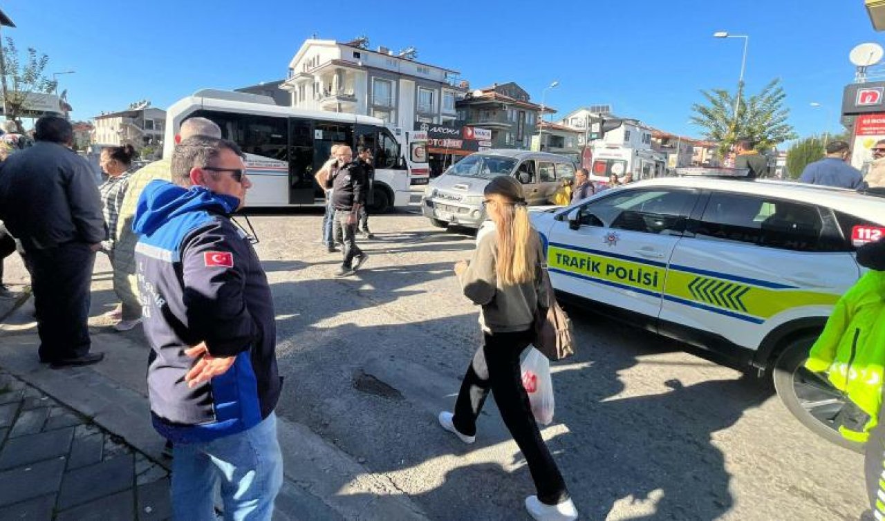 Yolcu midibüsü ile minibüs çarpıştı: 13 yaralı