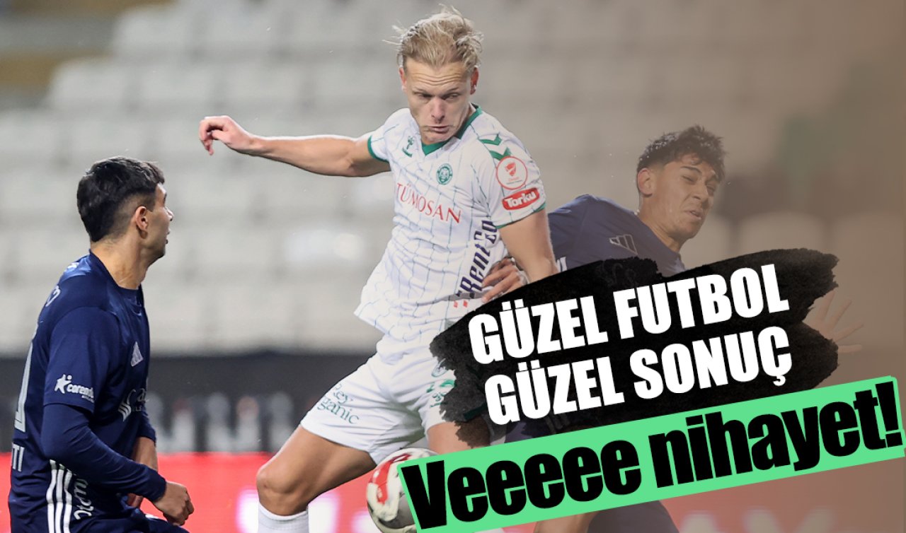 Veeeee nihayet! Güzel futbol güzel sonuç…