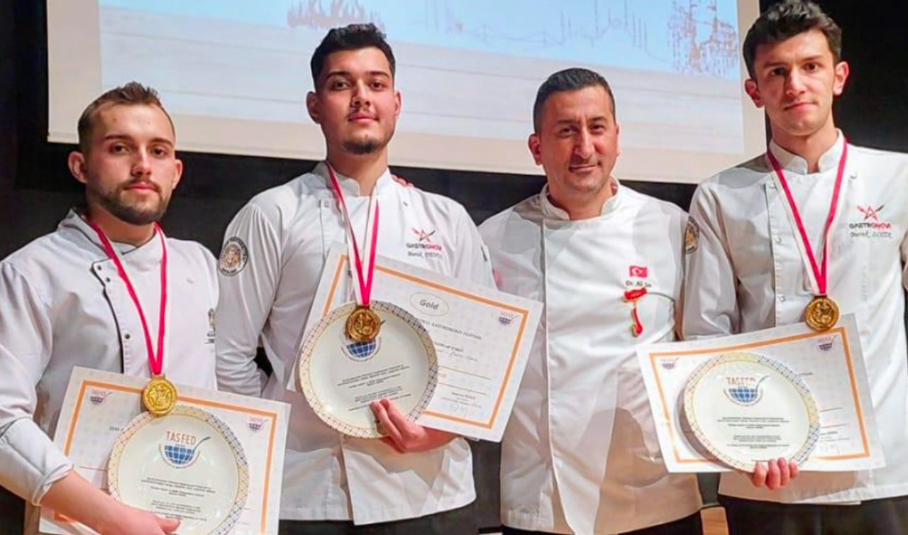 Selçuk Üniversitesi gastronomi ve mutfak sanatlarında dünya birincisi