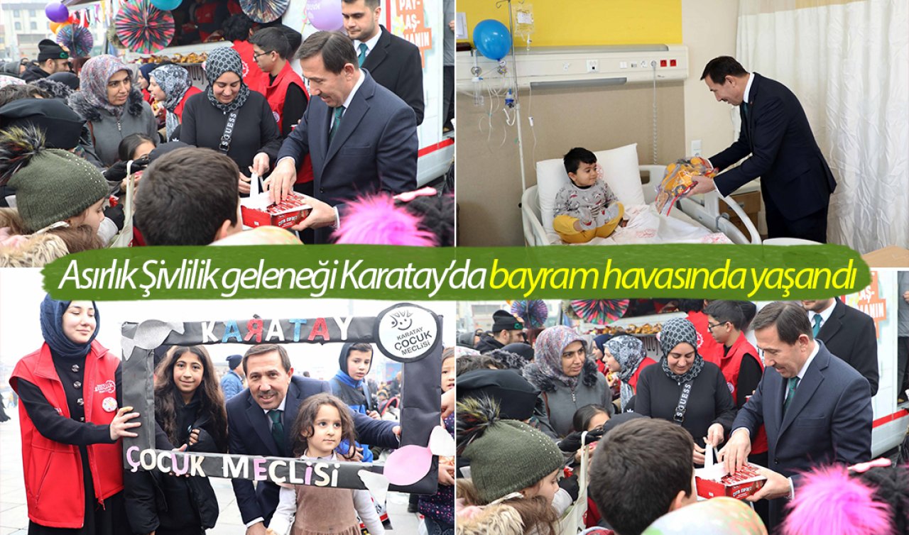 Asırlık Şivlilik geleneği Karatay’da bayram havasında yaşandı