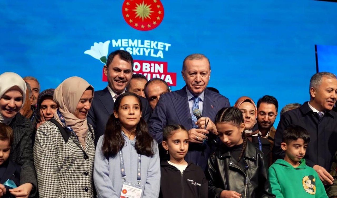 Bakan Kurum: Şimdi sırada 455 bininci yuvamızın anahtarı var