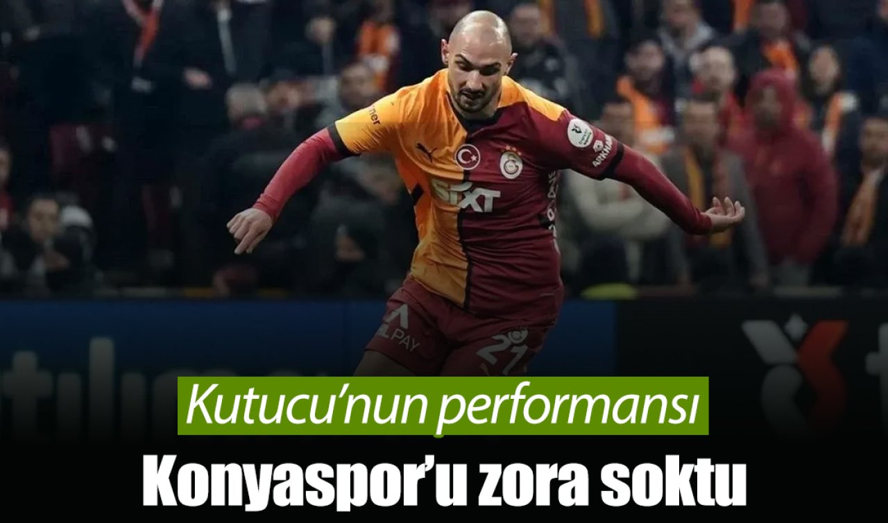 Kutucu’nun performansı Konyaspor’u zora soktu
