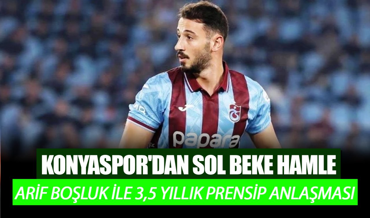 Konyaspor’dan sol beke hamle: Arif Boşluk transferi tamamlandı