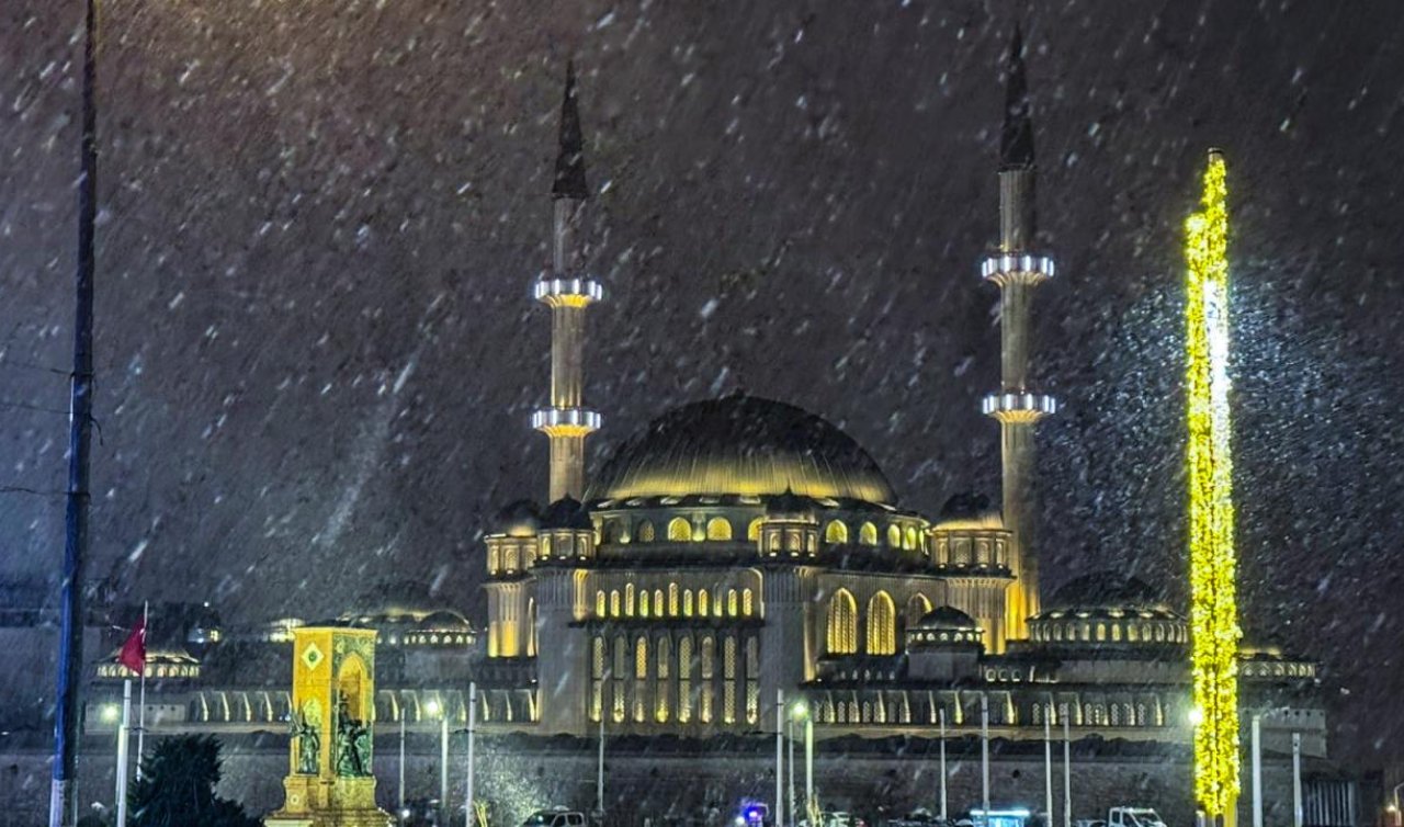 İstanbul’da kar yağışı etkili oldu