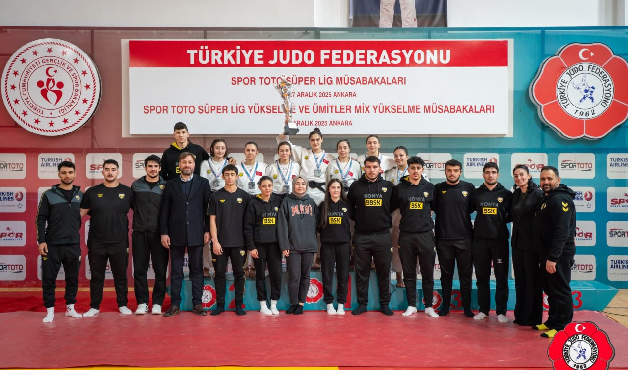 Konya Judoda tarihi başarı